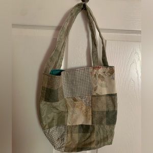 Handmade patchwork tote bag